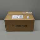 Bathroom Light Fixtures, Brushed Nickel Vanity Lights with Flared White Fabric Shade, 3 Light Wall Sconce, Modern Sconces Wall Lighting for Hallway Bedroom, VL837-BN-3