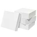 Mefleet 16 Pack 12x12x4 Inches Large Gift Boxes with Lids Extra Deep Square Shirt Clothes Scarf Box for Christmas Presents, Holidays, Birthday, Wedding Gift Wrapping White