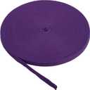 2 x PATIKIL Cotton Twill Tape 5/8 Inch 50 Yards Cotton Ribbon Bias Binding Tape Herringbone Webbing Trim for Sewing Gift Wrapping Craft DIY Dark Purple