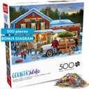 Buffalo Games  General Store at Christmas- 500 Piece Holiday Jigsaw Puzzle - Festive Puzzles for Adults  Precision-Cut Pieces, Winter Artwork, and Hours of Relaxing Fun