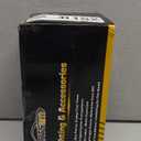 Partsam 2Pcs Glass Watermelon Lights [Patented] Clear Lens Amber LED Side Marker Turn Signal Lights with Bezel Replacement for Kenworth Peterbilt Freightliner Trucks