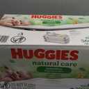 Huggies Natural Care Sensitive Baby Wipes, Unscented, Hypoallergenic, 99% Purified Water, 9 Flip-Top Packs (560 Wipes Total)