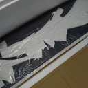 DUMOS Black Metal Framed Vanity Rounded Rectangle Bathroom Mirrors for Over Sink Wall, 30x22 Inch Matte Large Mirror, Modern Decorative for Restroom, Farmhouse, Horizontally or Vertically Hanging