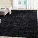 Carpet Size-10' x 23 ft Black Soft Fluffy Shag Handcrafted Anti-Skid | Shaggy Floor Carpet Fur Rugs for Bedroom Living Room Microfiber
