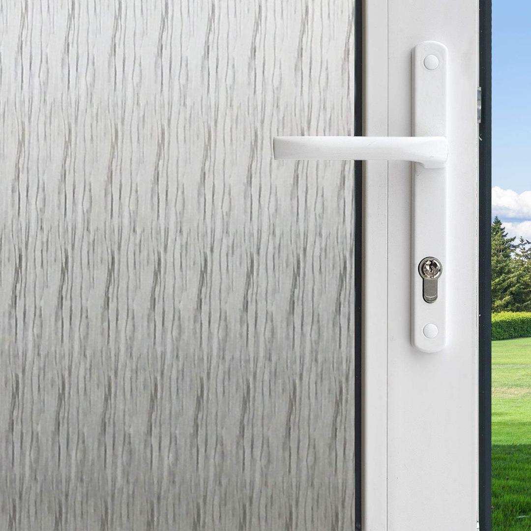 Gila Decorative Waterfall DIY Residential Window Film Static Cling No Glue No Adhesive 3ft x 6.5ft (36in x 78in) (19.5 sq ft)
