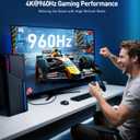 Cable Matters [VESA Certified] 80Gbps DisplayPort 2.1 Cable - 6.6ft / 2m, DP80 Cable with 16K 60Hz, 8K 240Hz, 4K 240Hz, FreeSync, G-SYNC and HDR for Gaming Monitor, PC, RTX 4080/4090, RX 7900, Black