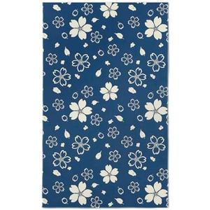 Waffle Microfiber Blue Kitchen Towels - Quick Dry, Absorbent, Reusable Cleaning Dish Towels, Lightweight Tea Towels & Hand Towels, Sustainable Decorative Cloth Dish Towels,30x18 Inches Asia Style
