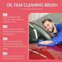 2 x LOYOTICE 2Pc Automotive Oil Film Cleaning Brush, Windshield Cleaner for Car Windows & Glass, Glass Oil Film Remover for Car, Clear Vision Glass Cleaner, Anti-Rain & Anti-Fog Coating, Improves Clarity
