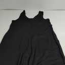 Women's Summer Casual Loose Tank Jumpsuit Sleeveless Crewneck Long Pants Jumpsuit Romper with Pockets (Large, Black)