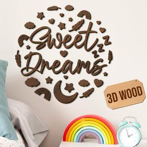 Sweet Dreams Wall Decor Above Bed - Sweet Dreams Signs For Bedroom Art Wall Decor, Wood Signs For Bedroom Decor