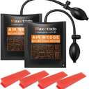 2PCS Air Wedge Up Bags, Air Shim Inflatable Wedge, Air Inflatable Pillows, Inflatable Pillow for Lifting Heavy Furniture up to 440 lbs 6cm Height for Home Door, Window Installation Car Repair