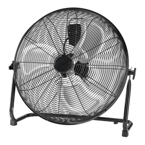 OLIXIS 20'' Industrial High-Velocity Floor Fan, 3-Speed Metal Fan with Carry Handle, Quiet Standing Drum Fan with 120° Adjustable Tilt, Max 3522 CFM for Garages, Workshops, Large Commercial Spaces