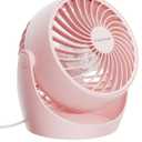 Gaiatop Desk Fan, 5-Inch Portable Electric Table Desktop Air Circulator Fans, Small but Powerful with 3 Speed 360° Adjustable Tilt for Cooling Home Dorm Office Bedroom Bathroom Kitchen, Pink