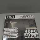 Peel and Stick Floor Tile 40-Pack 40 Sq.Ft Matte Pattern Flooring, 12 x 12 Self Adhesive Vinyl Flooring DIY for Kitchen, Bathroom, Laundry, Pure White