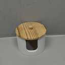 Coffee Filter Holder, Storage Container with Lid, Holders for Counter, Basket for Coffee Station Organizer, 8-12 Cup and Wood Coffee Pod Holder