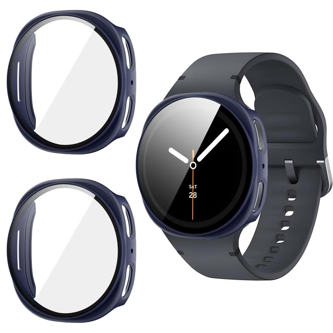 Kimiyaki 2 Pack for Samsung Galaxy Watch 8 40mm Screen Protector Case