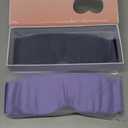 Silk Sleep Mask for Women & Men - 2 Pack Eye Masks for Sleep, 100% Blackout Sleeping Mask, 3D Zero Pressure Side Sleeper Night Blindfold Eye Cover for Travel Nap Couple (Purple & Blue)
