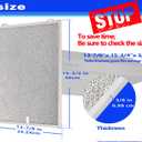 S99010430-002 Compatible with BR Range Hood Filter 13-7/8'' x 15-3/4" 4512880 Replacement HPF30 Nu-tone Grease Filter 2 Pack Upgrade 5-Layer Nutone Kitchen Exhaust Fan Filter Screen