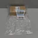 No Drill Adhesive Video Doorbell Mount Compatible for Ring/Blink Video Doorbell, Not Block Doorbell Sensor, QIBOX Anti-Theft Camera Mount Bracket Cover Holder (Black)