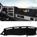 Autorder Dashboard Cover Mat for 1987-1994 1995 1996 Dodge Dakota Accessories Dash Cover Upgrade Velvet Dash Mat Sunshade Glare UV Rays Protector