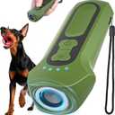 Dog Bark Deterrent Devices, Ultrasonic Anti Barking Device for Dogs, Portable Dog Training Device Safe for Dogs & Human Bark Control Barks No More Indoor Outdoors Behavior Correct (Green)