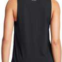 Under Armour Women's Project Rock Sportstyle Tank Top (Black, XL)
