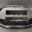 Mueller Retro Toaster 2 Slice with 7 Browning Levels and 3 Functions: Reheat, Defrost & Cancel, Stainless Steel Features, Removable Crumb Tray, Under Base Cord Storage, Black