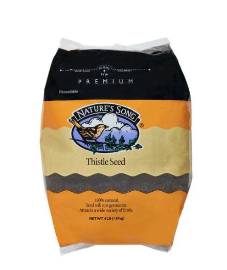 Nature's Song Thistle Seed Wild Bird Food 4lb (1.81kg), BBD 05/25/2026
