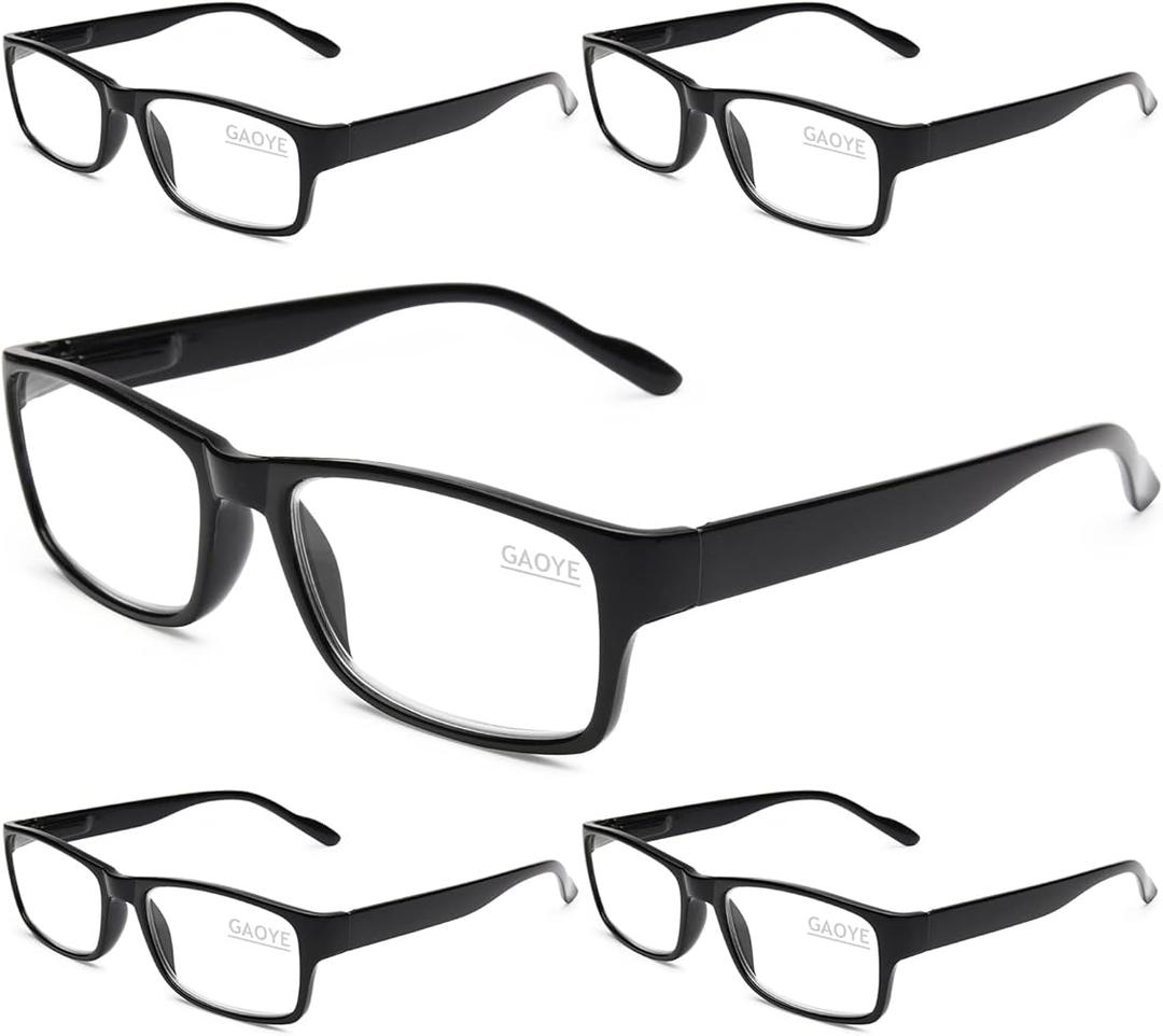 Gaoye Reading Glasses Men/Women, Eyeglasses, Blue Light Readers for Men/Women, Computer Eye Glasses, Cheaters +1.75