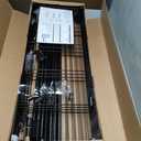 1000 lbs 4 Tier Shelf Metal Storage Shelves Shelving Wire Rack Heavy Duty Closet Organizers for Garage Kitchen Bathroom Laundry Black 13.8" D x 35.4" W x 59.5" H