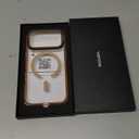 VOFATA [Upgraded Full Camera Protection] for iPhone 17 Pro Case with Camera Cover Stand [Fit for MagSafe][10FT Mil-Grade Protection] Transparent Magnetic iPhone 17 Pro Phone Case, Clear Gold