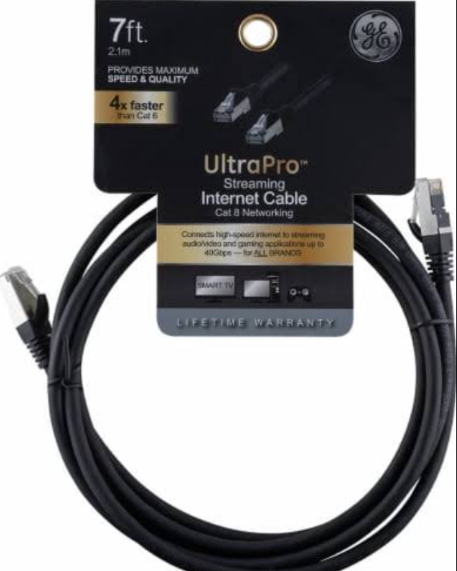 Ultrapro Streaming Internet Cable, 7ft