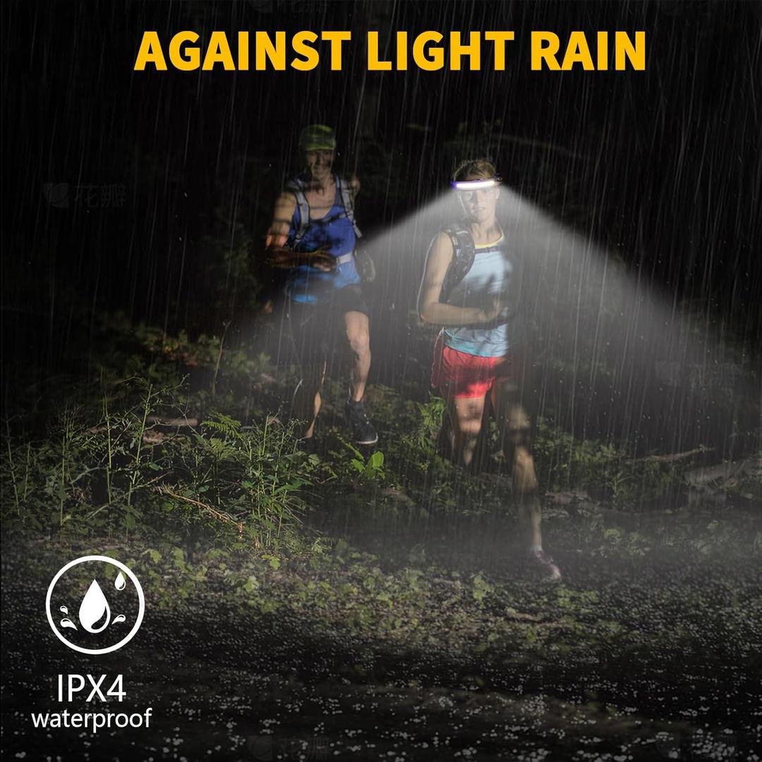 230 USB Rechargeable & Sensor Headlamp,2 Pack