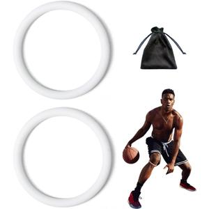 3 x 2 Pack Patella with Knee Pads for Patella Tendon Pain Relief - Knee Brace for Tendonitis Jumper Running Sports Basketball Men Women Knee with Patella Support (White) (White)-
