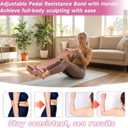 6-Tube Foot Pedal Resistance Band, Heavy-Duty Natural Rubber Tension Bands for Full Body Workout, Home Fitness Training for Abdomen, Arms, Legs & Waist