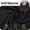 Asnomy Sofa Covers for 2 Cushion Couch Stretch loveseat Cover Slipcovers, Pet Protector Furniture Covers for Dogs Cats Spandex Jacquard Fabric Small ChecksMedium Black