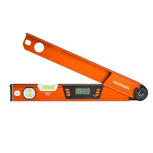 JORGENSEN Digital Angle Finder, Multi Angle Finder Tool with Backlit LCD, Protractor Digital Level with Horizontal & Vertical Bubble