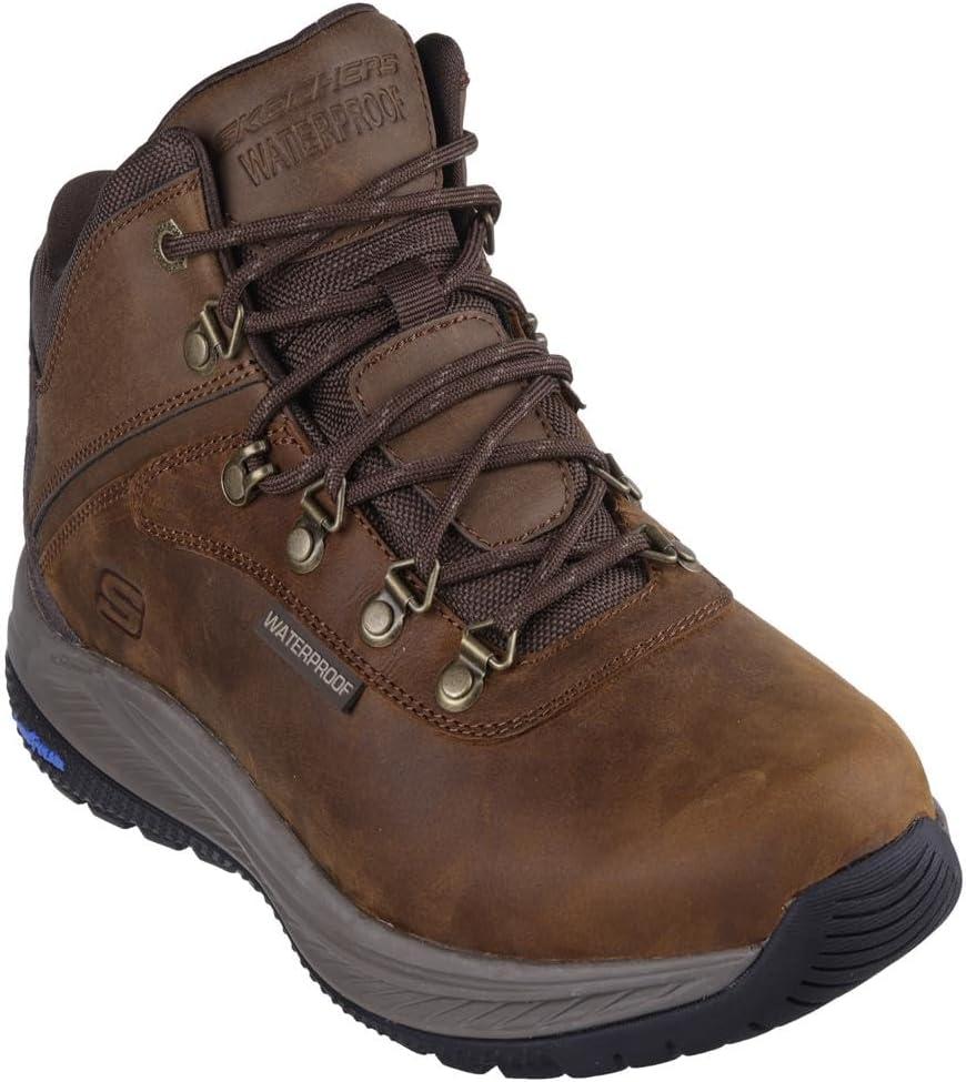 Skechers Men's USA Meroe - Pikeman Round Toe Waterproof Slip-Ins Boot 9.5