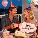 30th Birthday Gifts for Women Men, Happy 30 Year Old Birthday Gift Cutting Board for Her Him, Back In 1996 Birthday Decorations Woman Men Turning 30, 30 th Cutting Board Birthday Favor