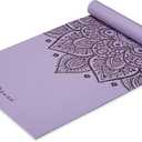 Gaiam Yoga Mat - Premium 5mm Print Thick Non Slip Exercise & Fitness Mat for All Types of Yoga, Pilates & Floor Workouts (68" x 24" x 5mm)