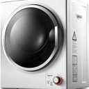 GYJ25-78 110V Electric Portable Clothes Stainless Steel Tub Laundry Dryer, for 4 Automatic Drying Mode, White