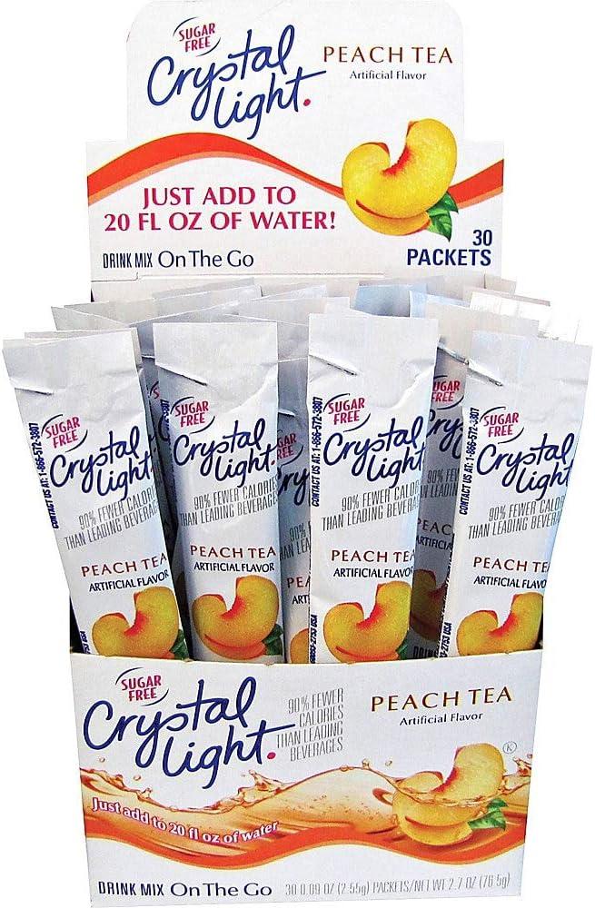 Crystal Light On-The-Go Mix Peach Sticks
