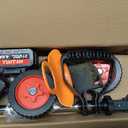 Cordless Weed Wacker with Wheels,Electric Weed Eater Battery Powered | with 3 Types Blades and 2 Pack 4.0 Ah Batteries,Lightweight Brush Cutter & Grass Trimmer, for Yard Lawn