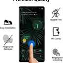 [2SET 9PCS] Samsung Galaxy Z Fold 6 5G 2024 Premium TPU film Screen Protector with Hinge Protector [Self-healing(Clear) 2set 8pcs] [1 Tempered Glass Lens protector] [Perfect Fit for foldable Screen] KIKNKILIN