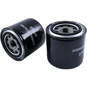 2X Hydraulic Spin-On Oil Filters AM116156 Compatible with John Deere 400 Series Garden Tractors 425 445 455 415