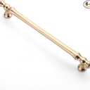 Asidrama 6 Pack 12.6 Inch (320mm) Brushed Brass Kitchen Cabinet Handles, Cabinet Pulls, Kitchen Cabinet Hardware for Cupboard Drawer Pulls