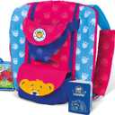 Casdon Build-A-Bear Workshop Pawfect Adventure Toy Bear Carrier | Multi-Way Carrier for Teddies | For Kids Aged 3+ | Includes Bag, Juice Box, Hat & Pawsport | Official Licensed Toy