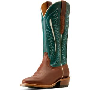 Ariat Women's Futurity Limited Western Boot (6.5, Turquoise Nights/Umber Rust)