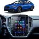 for Subaru Ascent Screen Protector 2026 2025 2024 2023 Ascent Accessories Center Control Touchscreen Car Navigation Protector Film Nano HD Clear Anti-Glare 11.6''-2 Packs