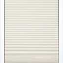 DEZ FURNISHINGS Cordless 1.5" Blackout Cellular Shade, Cream, 50" W x 60" H